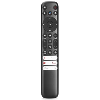 RC813 Replacement for TCL Google TV Remote Control No Setup Required, Compatible with TCL Smart TV Remote QM8/QM7/S5/S4/S3/Q7/Q6/Q5 4K UHD HDR LED QLED QD-Mini LED Full-HD Smart TVs(No Voice)