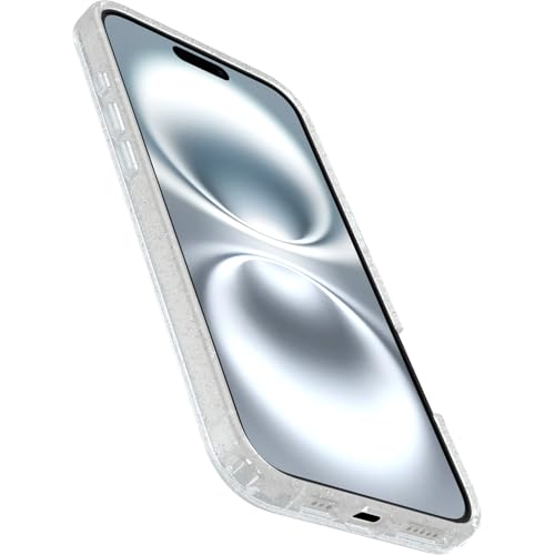 Image of OtterBox iPhone 16 Plus Symmetry Series Clear Case - Stardust - Ultra-Thin, Sleek iPhone Case, Glitter iPhone Case