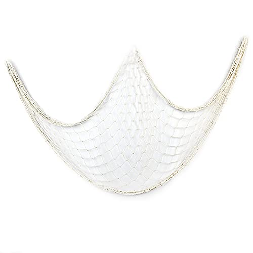 Corde en Coton Filet de Pêche Nautique Mur Photo Filet de Pêche Hawaï Thème Style Méditerranéen Décoratif pour La Décoration de Restaurant, Décoration de La Maison, Bar à Thème, Fête Décoratif