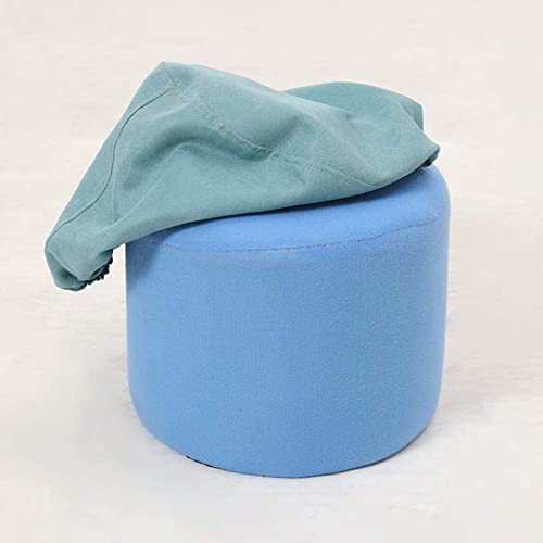 Tabouret pouf de sol de couleur unie avec textile dehoussable lavable pour studio - 6