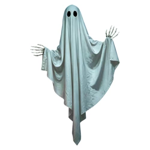Fantasma De Halloween | con Espeluznante De Luces | Decoraciones De Halloween Fantasma Al Aire Libre | para Puerta De Entrada, Patio, Césped, Jardín, Casa, Casa Encantada, En La