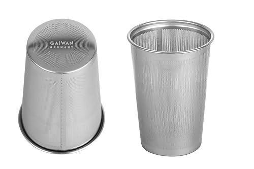 GAIWAN Passoire à Thé en Acier Inoxydable SP500 pour Verre PURE500 - Pas Fin, Garantie 30 Ans GERMANY (Filtres, Théière)