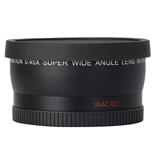 Image of 52mm 0.45X Wide Angle & Macro Lens for Nikon Canon Compatible With Sony DSLR DC Camera 18-55