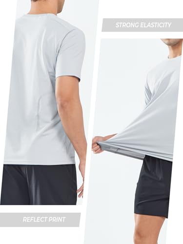 NORTHYARD Men's Workout Gym Shirts Quick Dry T-Shirts Running Athletic Short Sleeve Shirt for Men3