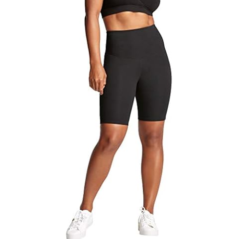 Yummie Women's Cotton Stretch Shaping Biker Shorts Cover