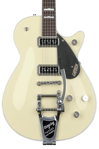 Gretsch G6128T Players Edition Jet DS Bigsby Lotus Ivory – Guitare Électrique Personnalisée - Les Beatles, Paul McCartney, John Lennon, RIngo Starr, George Harrison Gretsch G6128T Players Edition Jet DS Bigsby Lotus Ivory - Guitare Électrique Personnalisée