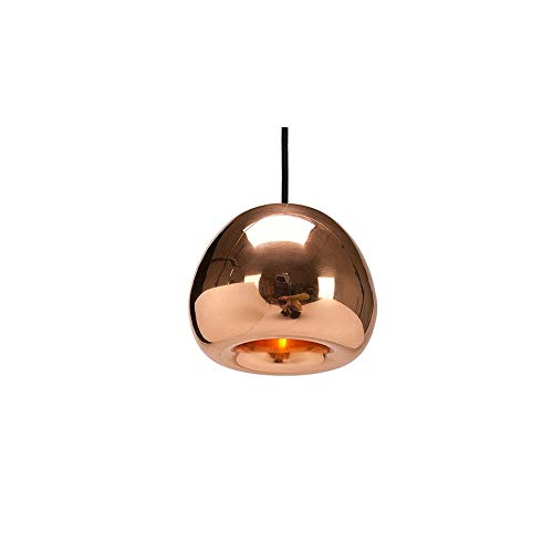 Suspension luminaire îlot de cuisine boule de verre plafonnier chrome salle à manger bar