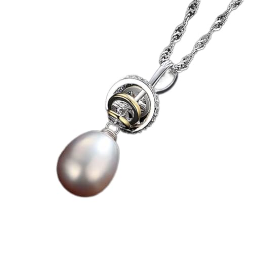Bijoux de mariage pour femmes : le collier pendentif perle violette unique
