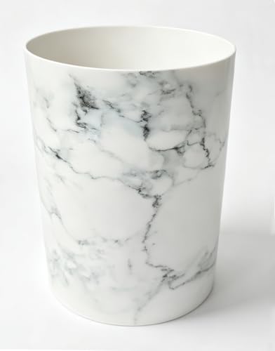 Caneca de basura redonda blanca 2 galones para baño