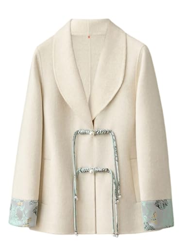 Manteau en laine double face femme vêtement chaud hiver HangErFeng 173
