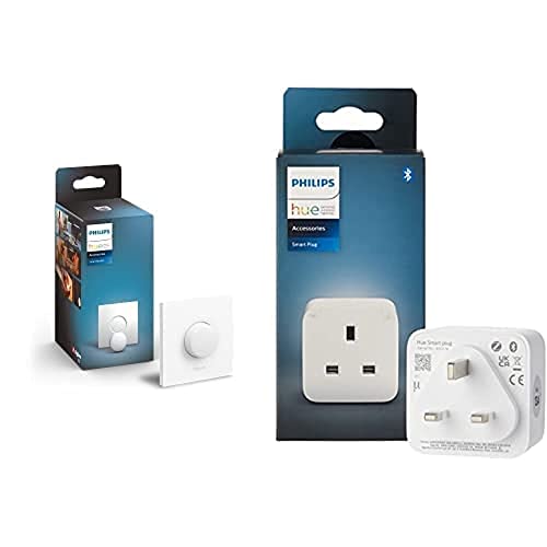 Philips Hue Smart Button Lighting Accessory With Wireless Control and Bluetooth Plug