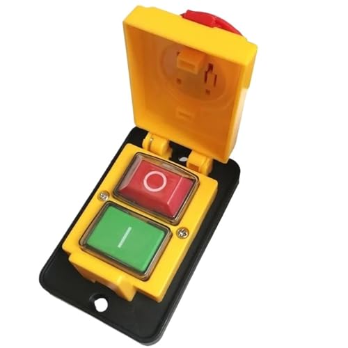 Interrupteur de sécurité triphasé DZ05 7 broches 400V bouton IP55
