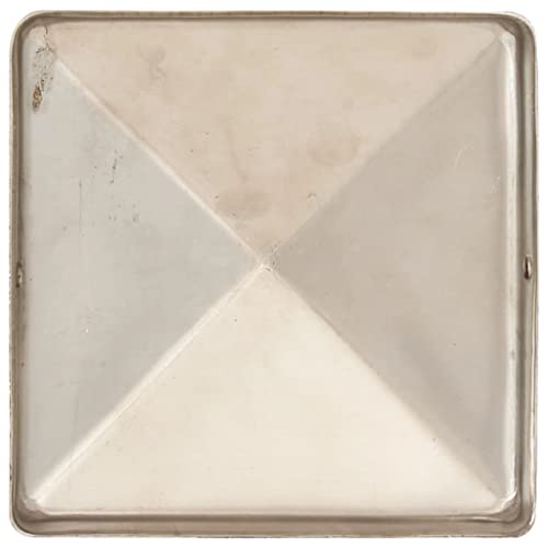 VidaXL Tappi per Pali a Piramide 6 pz in Acciaio