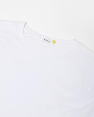 Image of Bewakoof Women's Solid 100% Cotton Plus Size T-Shirt - Slim Fit, Round Neck, Full Sleeves