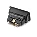 uxcell 2pcs 6 Pin Car Vehicle Door Window Power Electric Control Switch Black DC 12V