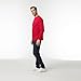 Gildan Men's Heavy Cotton Long Sleeve T-Shirt, Style G5400, 2-Pack, Red, 3X-Large