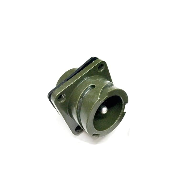 Military Spec Connectors MS3102A14S-3 Circular Connector MIL-DTL-5015 Series Box Mount Receptacle 1 Contact Solder Pin Bayonet Connector