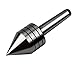 TEXALAN(R) Heavy Duty Live Tailstock Center MT2#2 Morse Taper with 60 Degree Tip for Woodworking