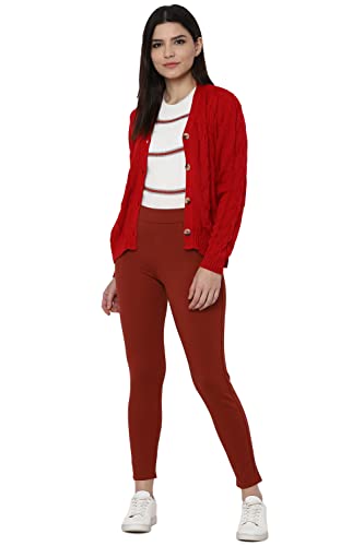 Image of Allen Solly Women's Regular Casual Pants