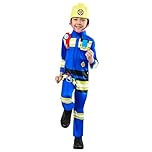 Rubies Official Fireman Sam Childs Costume, Kids Fancy Dress, Age 5-6 Years Halloween