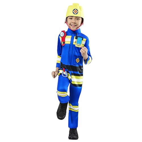 Rubies Official Fireman Sam Childs Costume, Kids Fancy Dress, Age 2-3 Years Halloween