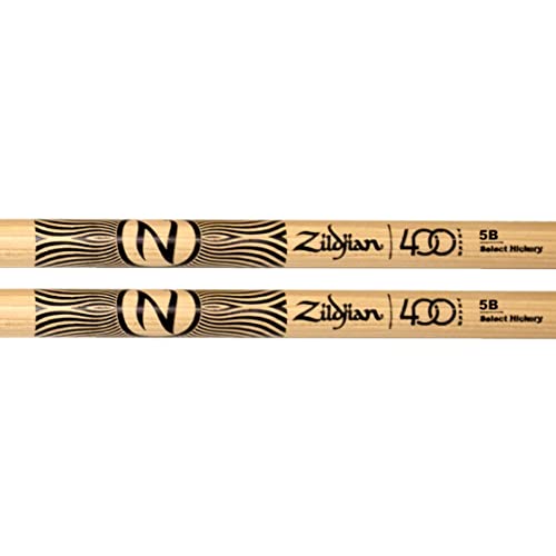 Zildjian Avedis Company Limited Edition 400th Anniversary 5B Wood Tip Drumsticks (Z5B-400), Natural - Image 3