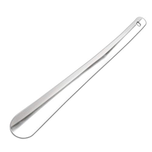 Shoe Horn, Metal Shoe Horns, Shoehorn - 12 Inch Long Shoe Horn, Heavy Duty Shoe Helper Stick, Stainless Steel Shoe Horn for Men, Women, Kids, Seniors