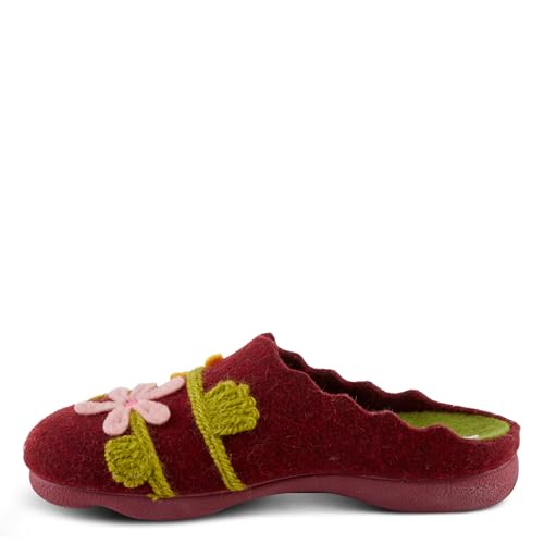 Flexus Women's ROSEBURG Leather Slides with Adjustable Straps, Cushioned Insole, and Durable Outsole3