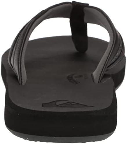 Quiksilver Men's Carver Squish Flip Flop Sandal, Black 1, 12 | Image 2