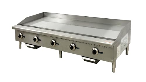 Commercial Gas Griddle ETL Flat Top Grill Stove Propane LP Natural Gas, 60