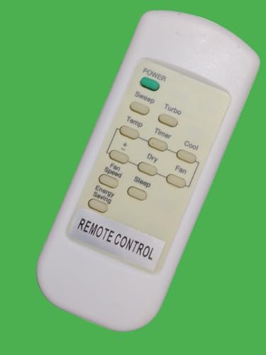 Image of Sanavya AC Remote Control - Compatible Replacement for Split & Window Air Conditioners - Replicates Genuine Remote Functions (Carrier Ac Remote 100A)