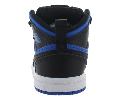 Toddler Jordan 1 Mid Black/Royal Blue-Black-White (DQ8425 042) TD - Size 9c4