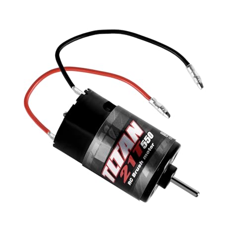 RC Motor Brushed, 550 Bürstenmotor Metall Hochpräziser Geräuscharmer Motor Passend für 1/10 RC Modellauto das TRX 4 RC Fahrzeugmodell 21T