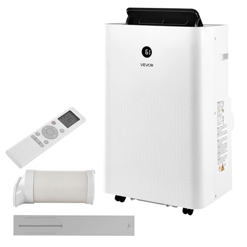 VEVOR Portable Air Conditioner and Heater Combo, 14000 BTU (9800 BTU SACC) 5-in-1 Standing Cooling...