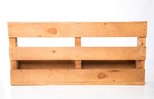 Soporte de vino rústico de madera para 10 botellas miniatura 3
