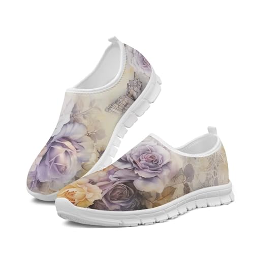 JoyLamoria Starry Butterfly Sport Shoes Walking Sneakers with Design Fashion Women Sneakers Outdoor Art Travel Shoes2