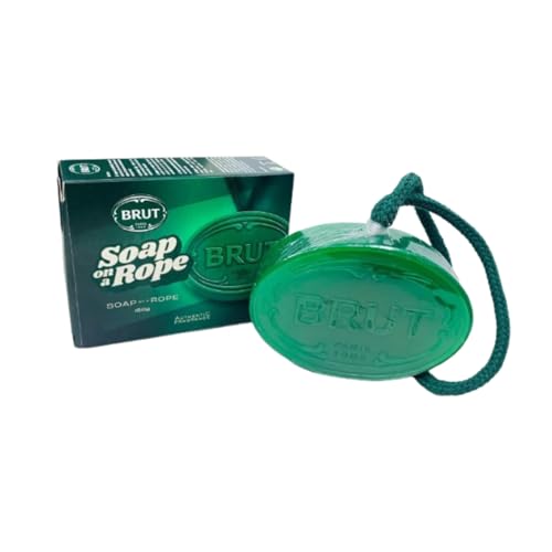 1 X 150g | Soap on a Rope | Men's Bar Soap with Bold Scent | Hanging Rope for Shower & Travel | Long-Lasting with Fresh Masculine Scent |