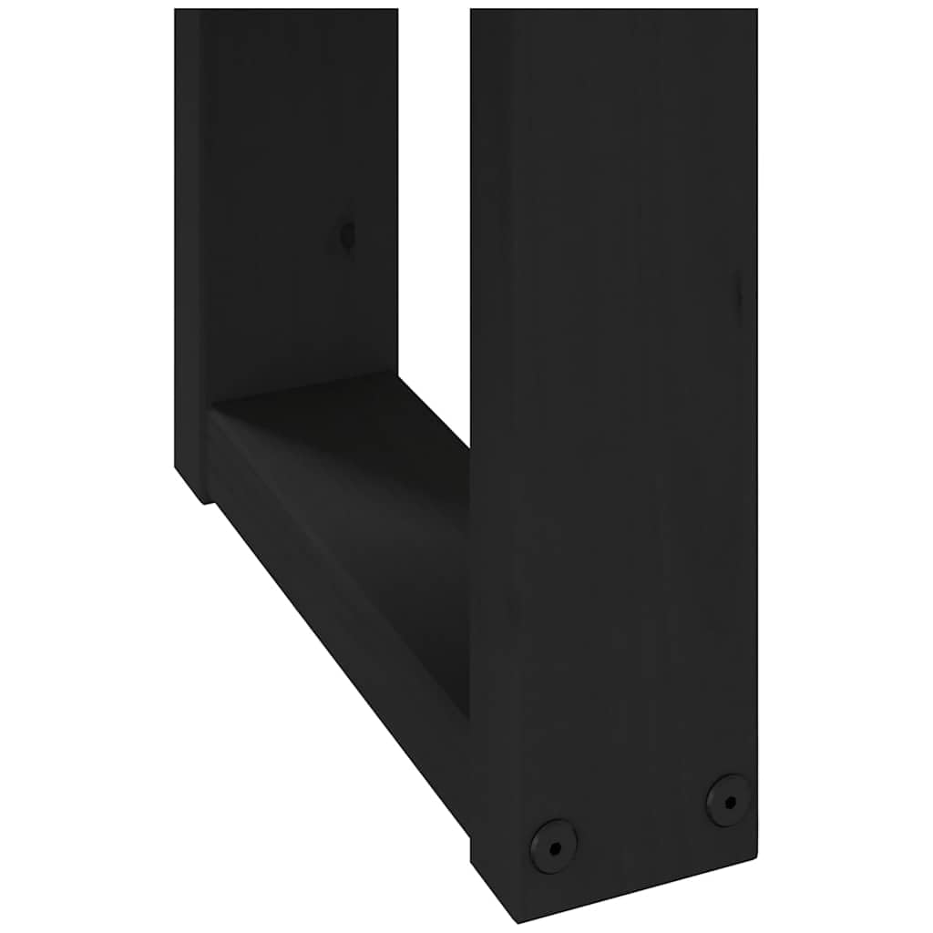 Banc à manger NOAIN pieds en forme de U 180x40x45 cm massif pin