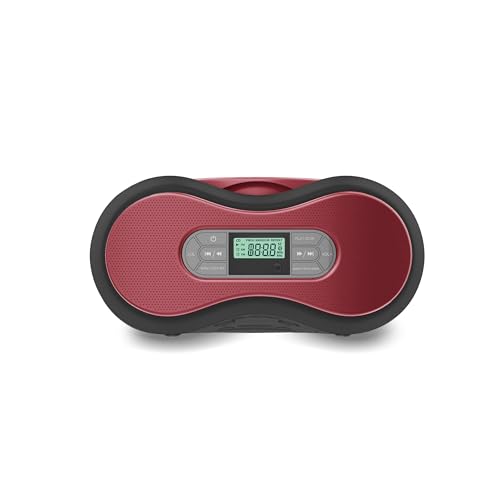 Core Innovations Portable Bluetooth CD Boombox with Digital FM Radio