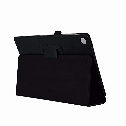 Funda de Cuero PU para Lenovo Tab 4 10 Plus TB-X704F TB-X704N TB-X704L X704 10.1 TAB4 10 TB-X304F TB-X304N x304L Funda para Tableta-Negro