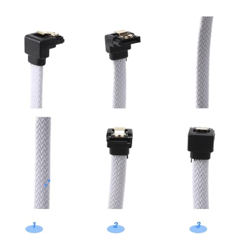 Cable de Datos SATA 3.0 de 50 cm con Ángulo Recto miniatura 5