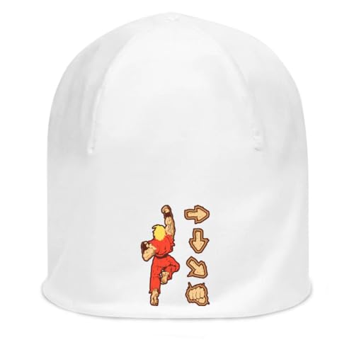 Bonnet coton blanc pour cuir chevelu sensible taille unique extensible unisexe