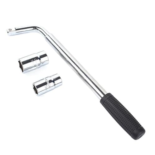 Generisch Llave para tuercas de rueda | Llave de tuerca de rueda extendida – Herramienta adaptadora con diseño portátil para quitar pernos de rueda, mantenimiento del coche