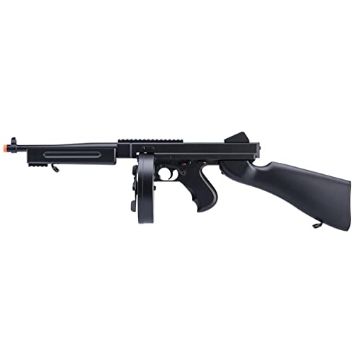 M1A1 Airsoft AEG Tommy Submachine Gun - Black-Double Eagle