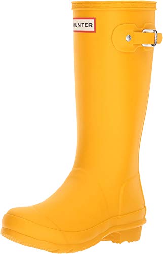 Hunter Girls Wellington Boots, Yellow (Yellow Ryl), 2 UK (34 EU)