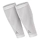 adidas Unisex-Adult Kompressions-Wadenärmel, Weiß, S/M