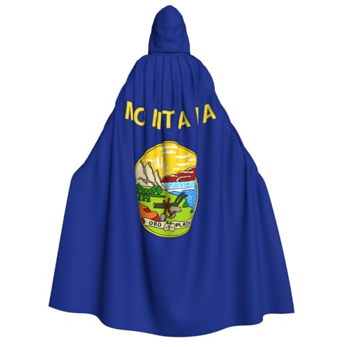 Cape à capuche Montana EdWal durable pour déguisement sorcière Halloween