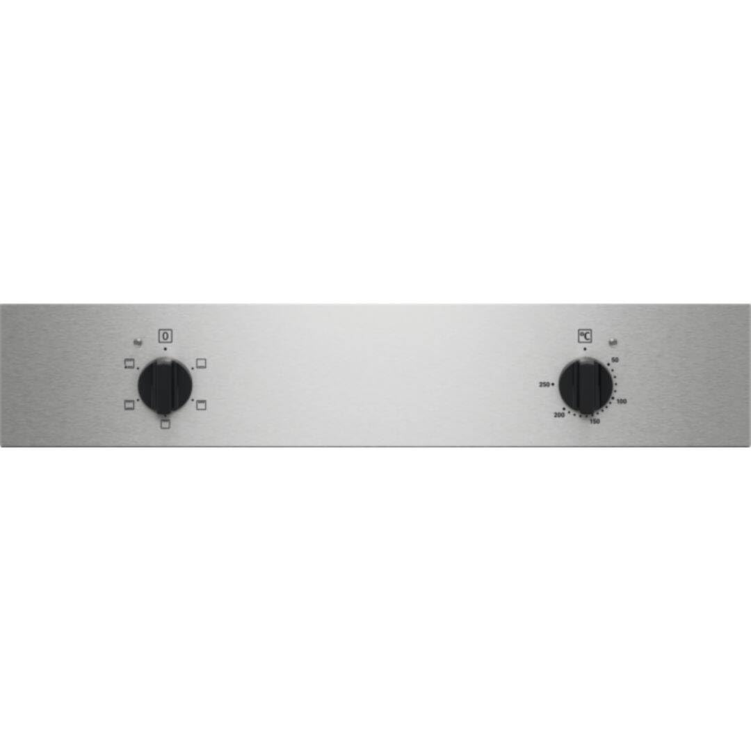 Zanussi ZOHNB0X2 Forno multifunzione, 5 funzioni, Orologio programmatore elettronico, pulizia facile, comandi fissi, display LED, anti-impronte, Inox, classe A, 65 litri