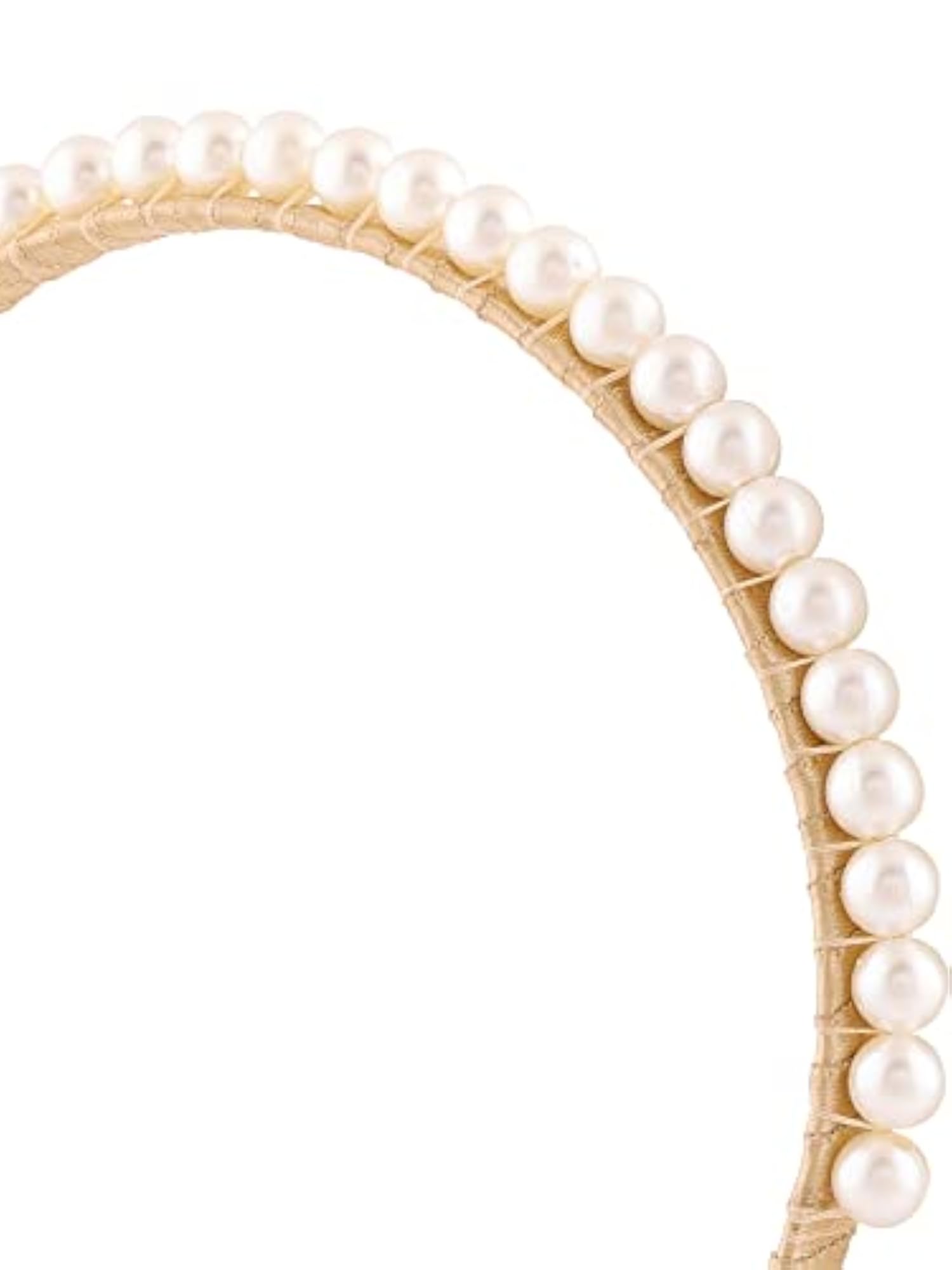 Set of 2 Contemporary Beads HairBands for Women