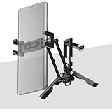 Ulanzi SK29 スマホ三脚 ミニ三脚 スマホスタンド 全金属製 手持ち・掛けるモード フック付き 携帯スタンド 折りたたみ式 Uka&Acra対応 1/4ネジ穴付き 三脚マウント 360度回転 自撮り棒 コールドシュー付き 高さ調整 角度調整 横置き/縦置き Android/iPhoneに対応 スマホホルダー 安定 軽量 持ち運び便利 セルフィー/生放送/撮影録画に最適